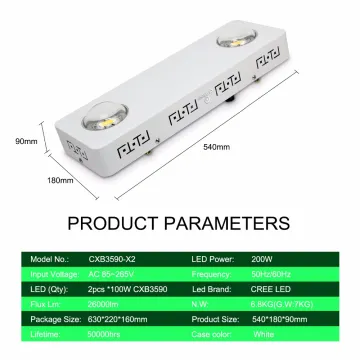 latest Designed COB Led Grow Light COB cxb3590 chip for medical plants veg flower
