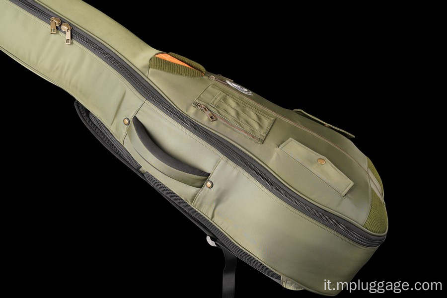 Borsa per chitarra dello zaino verde dell&#39;esercito