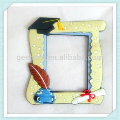2015 home decor 3d picture pvc rubber funny photo frames