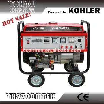 Electric starter 220v/380v 7000w gasoline generator