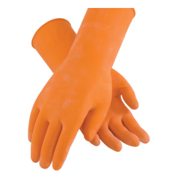 Guantes de examen de nitrilo naranja con la FDA aprobado