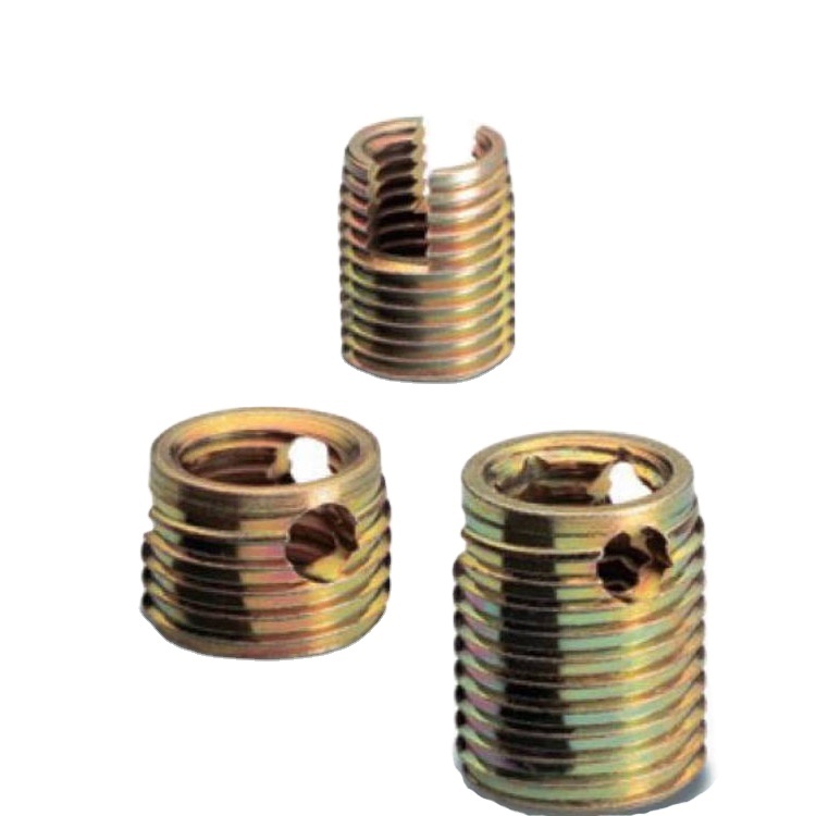 Zinc Plated Carbon Steel Self-Tapping Insert M6 Model Boxed Too for Installation M5 Size Stainless Steel Wire Thread