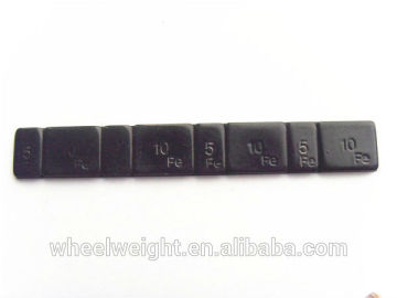 Black fe stick on 5g and 10g wheel balance weight