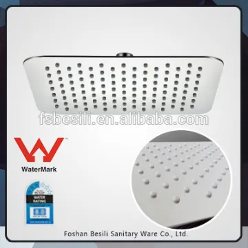 Watermark square 304 Stainless steel rain shower head ARS1003Y