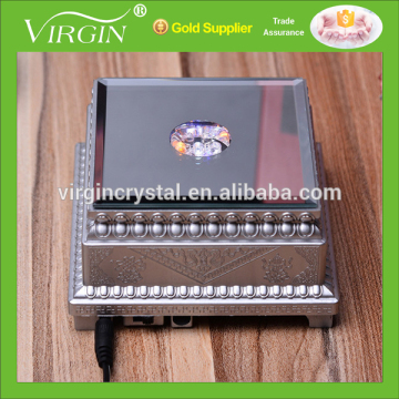 High quality square crystal led base for crystal block display