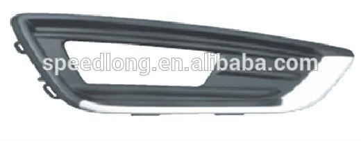 Chrome fog lamp cover with baking paint plastic parts for Ford Focus 2015
