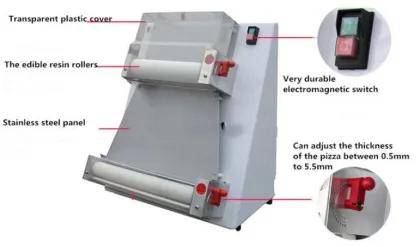 Gluten-Free Pizza Dough Sheeter Roller for Restaurants