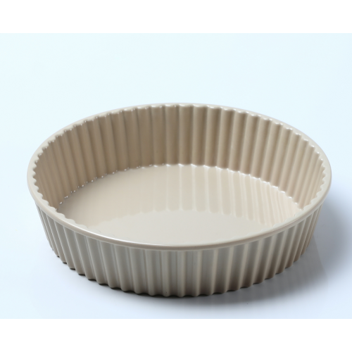 melamine round deep serving tray