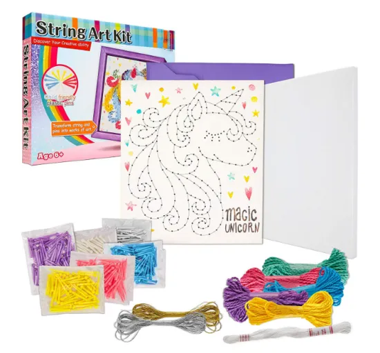 Unicorn String Art Complete Arts and Crafts Project for Girls: An Enchanting Art Set