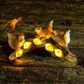 Garden Squirrel Statues Solar Light