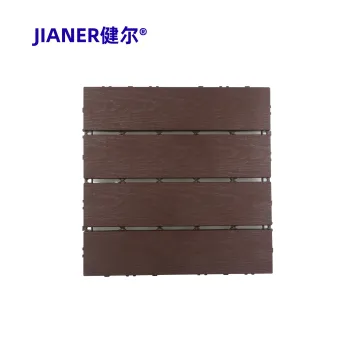 Interlocking Deck Tiles for Contemporary Outdoor Spaces