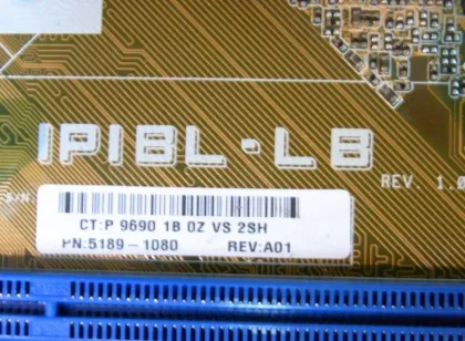 5189-1080 Desktop Motherboard For Laptop Asus Ipibl-lb Mainboard