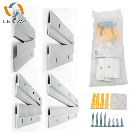 LENWA ALUMINIUM Pre-Drilled Baiwei Metal Z Clip Hanger for Bunnings Aluminum Split Batten