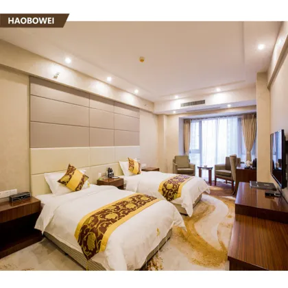Foshan Shunde Lecong Ibis Hotel Bedroom Set with Bedstead - Customized Modern 3 Star Hotel Furniture