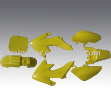 Dirt bike Yellow plastic part