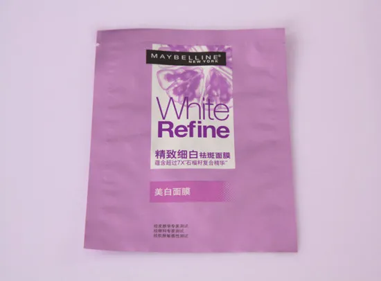 Multi-layer Colored Cosmetic Packaging Bag Pet Seal Pouch For Facemask Bags