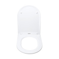 Duroplast Toilet Seat-Soft Close U-Shape Toilet Seat White