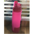 500mL Solid Color Pink Silicone Bottle