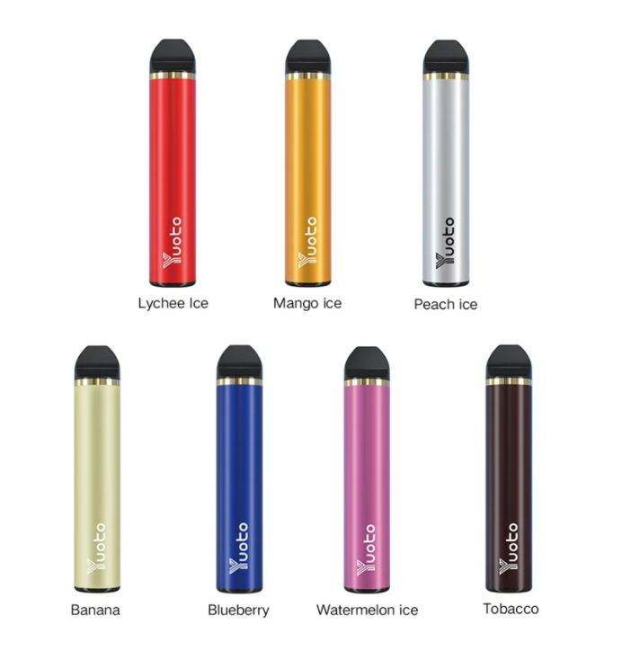 Yuoto wegwerp vape pen 1500 puffs