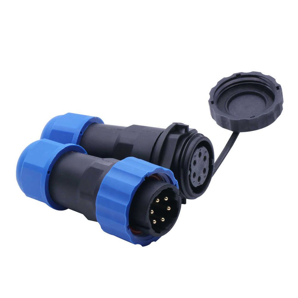 1set Waterproof SP/SD20 Docking Aviation Plug Socket Male + Female 1/2/3/4/5/6/7/9/12/14 Pins IP68 SP20 20mm Aviation Connector