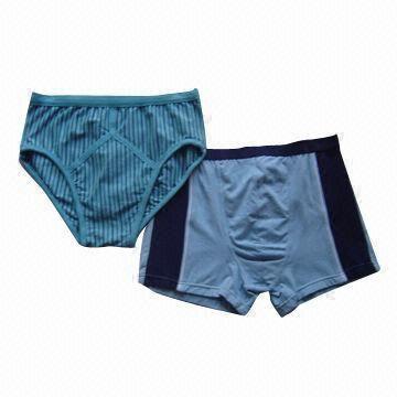Elastic Men's Briefs, Made of 97% Cotton and 3% Spandex