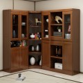 Retro Wooden Bookcase with Doors Bookcase Collection