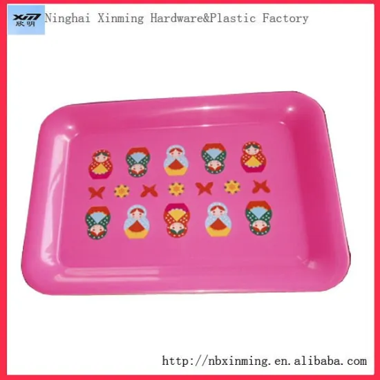 Food grade plastic fast food tray