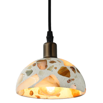 Изготовленная подвеска-купол из терраццо