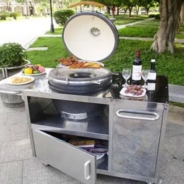 Kamado barbecue outdoor kitchen ceramic bbq grills