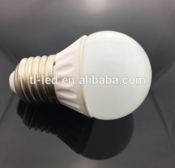 Alibaba G45 LED Bulb 3W/5W, G45 LED Bulb E27/E26/B22/E14 Golf LED Bulb Ceramic, CRI80 CE Rohs FCC