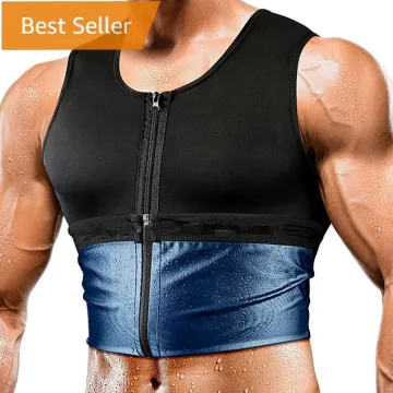 Men's Sauna Sweat Slimming Waist Trainer Shapewear Tank Top