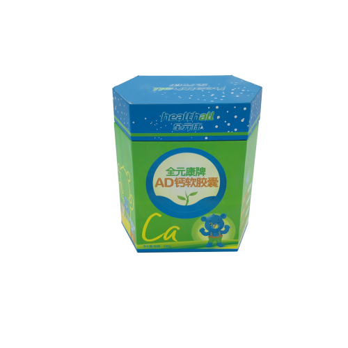 Color irregular shape snack paper box