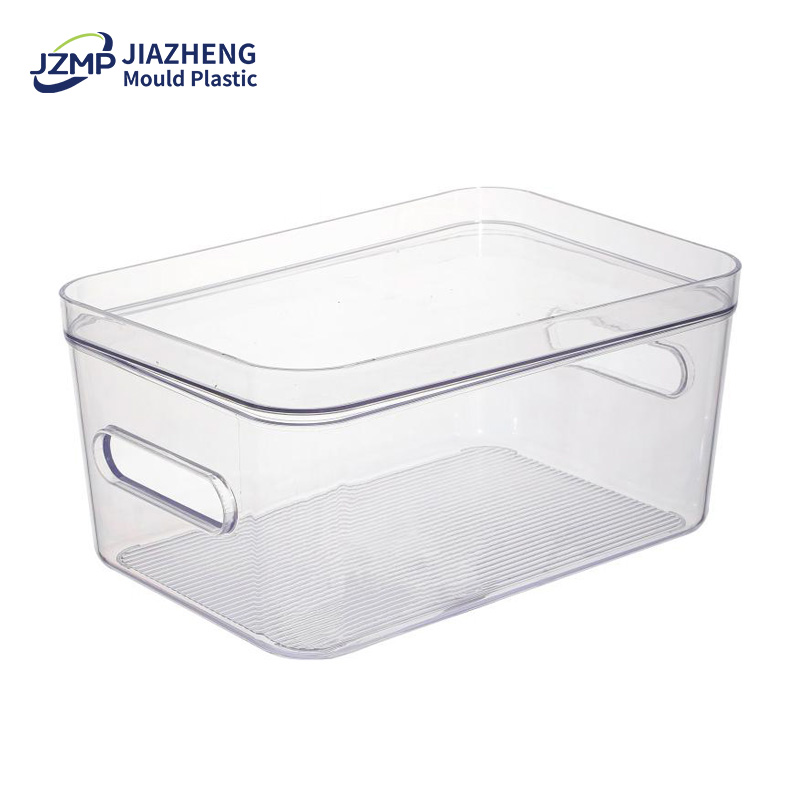 Plastic Bin Clear Storage Box with Lid Handle