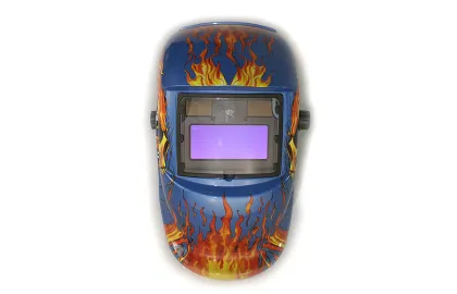 Din 9-13 Custom Painted Welding Helmets , Automatic Arc Welding Mask