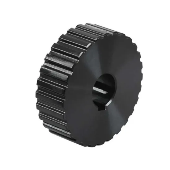 high quality best price black steel timing belt pulley
