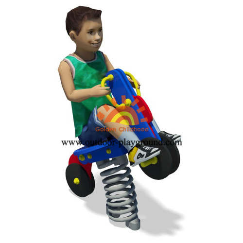 Spring Motorbike Rocker For Children &#39;HPL Playground