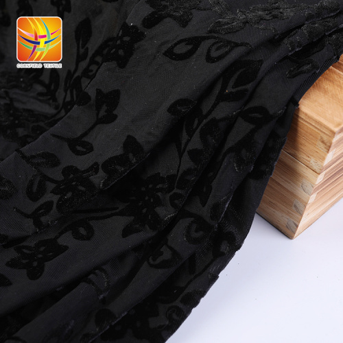 Wholesale textile flock mesh for dress sale