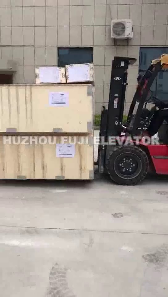 FUJI 2000kg 1.0m/s Passenger Cargo Warehouse Freight Elevator with VVVF Monarch Control
