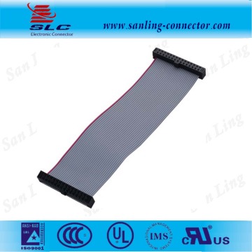 2.54mm female idc 6 pin flat ribbon cable
