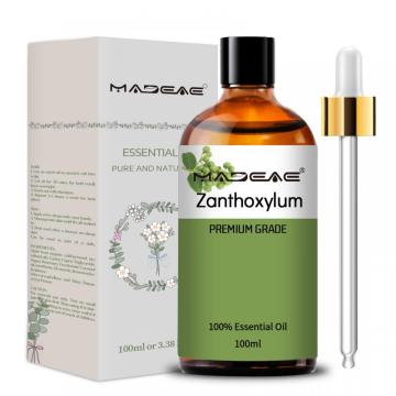 Afficher l&#39;huile de zanthoxylum pure et les avantages biologiques arôme huile essentielle