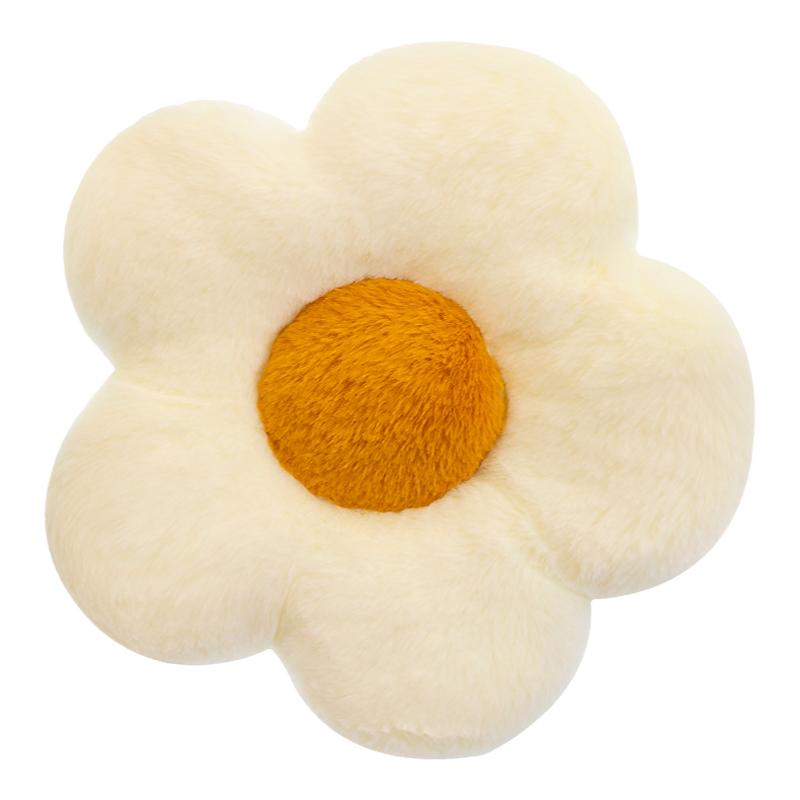 Soft flower throw pillows