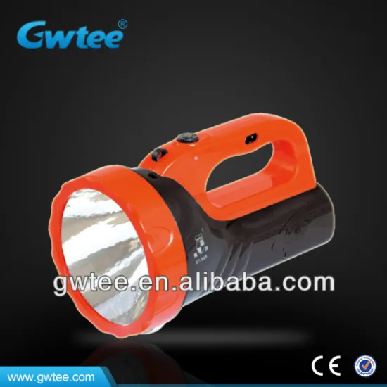 Rechargeable 5W 10000 lumen police flashlight
