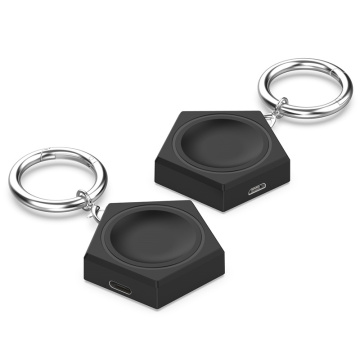 2022 Newest Micro USB & Type C Wireless Mini Watch Charger for Apple iWatch 7/6/5/4/3/2/1 SE with Key Ring