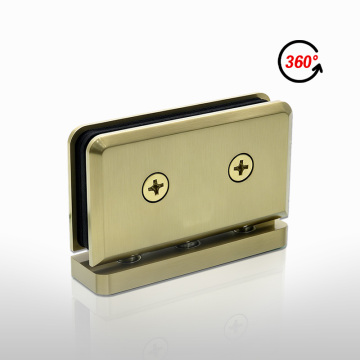 Cerniera a perno in vetro con hardware per cabina doccia in ottone SVA-B311ES