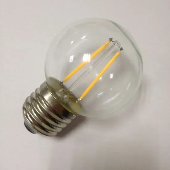 small circular led lamp G50 led filament bulb
