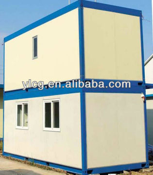 Two storeys combined economic prefab shipping container house