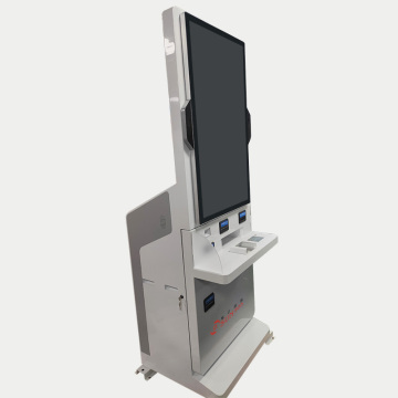 Selbstbetriebener Kiosk mit A4-Drucker für Nicht-Betriebsdienste