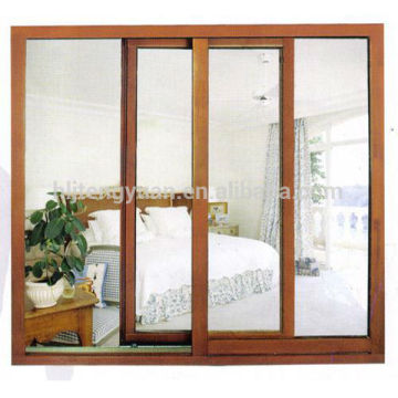 Wood And Aluminium Double Glass Windows Price
