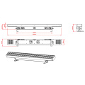 72x3w RGBWA LED wall washer Strip Light