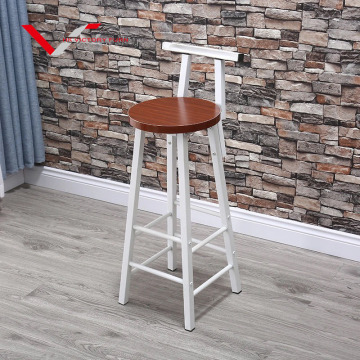 High Metal Bar Stool for Modern Outdoor Kitchen and Patio
